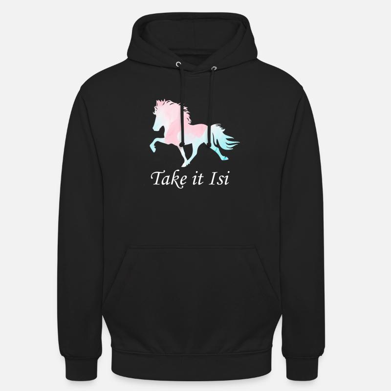 Islandpferd - Unisex Hoodie - Schwarz
