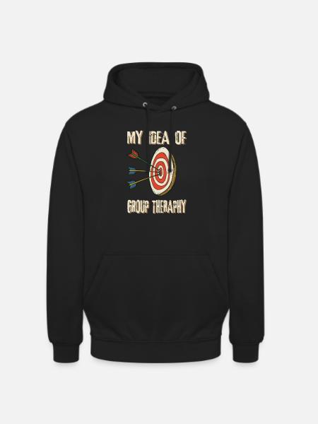 Archery therapy - Unisex Hoodie - black