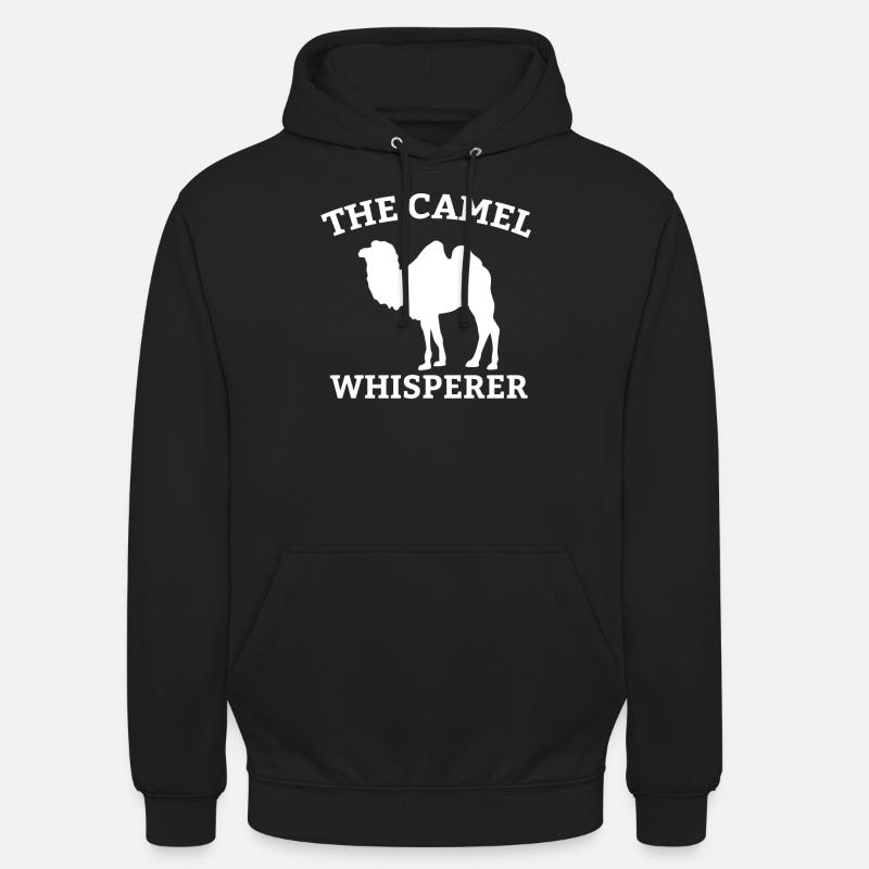 Camel Whisperer Camel Trample Gift - Sweat-shirt à capuche unisexe - noir