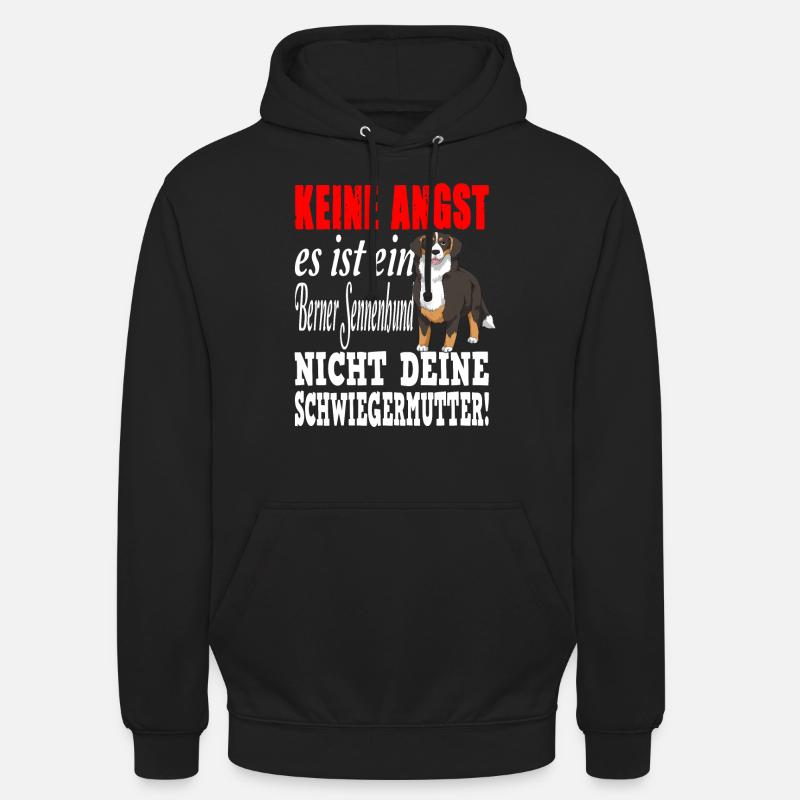 Berner Sennenhund Schweizer Hund - Unisex Hoodie - Schwarz
