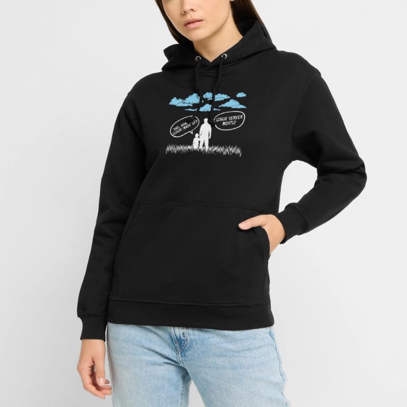 Cloud Linux Server Coder Unisex Hoodie