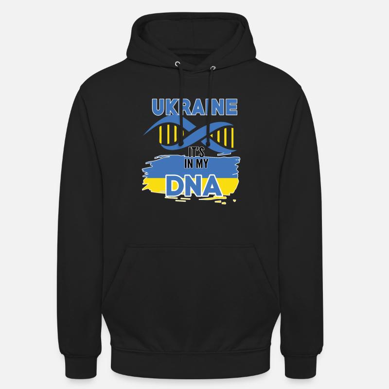 L'Ukraine est dans mon ADN - Sweat-shirt à capuche unisexe - noir