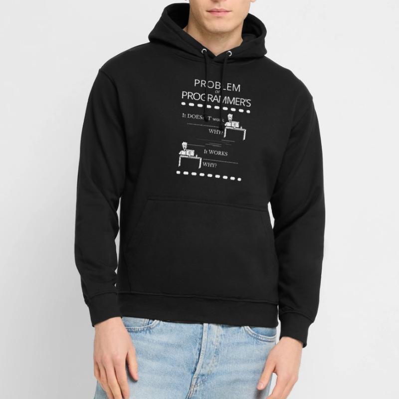 Lustiges Programmierer Problem Unisex Hoodie