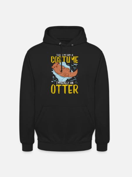 otter - Unisex Hoodie - black