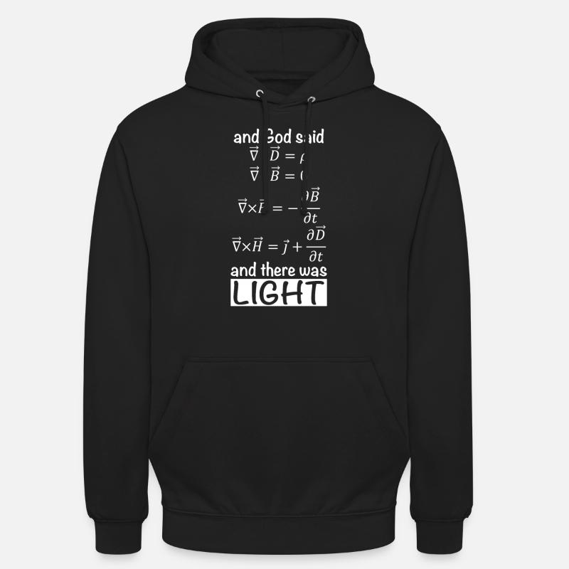 Maxwell Gleichung Physik Nerd Witz - Unisex Hoodie - Schwarz