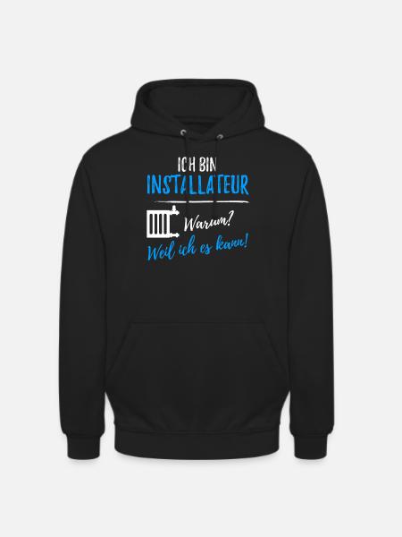 Klempner - Unisex Hoodie - Schwarz