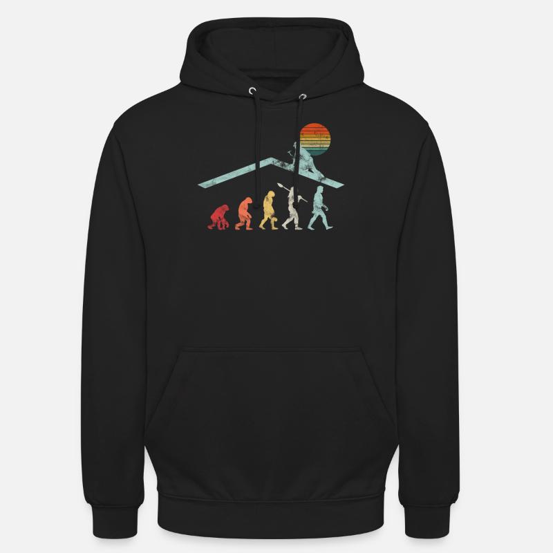 Dachdecker Handwerker Zimmermann Evolution Unisex Hoodie