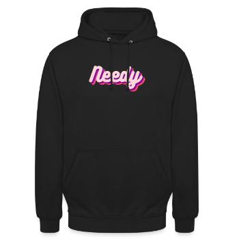 DDLG CGL BDSM nécessiteux - Sweat-shirt à capuche unisexe - noir - Devant - Alina (178cm) & Michal (187cm)