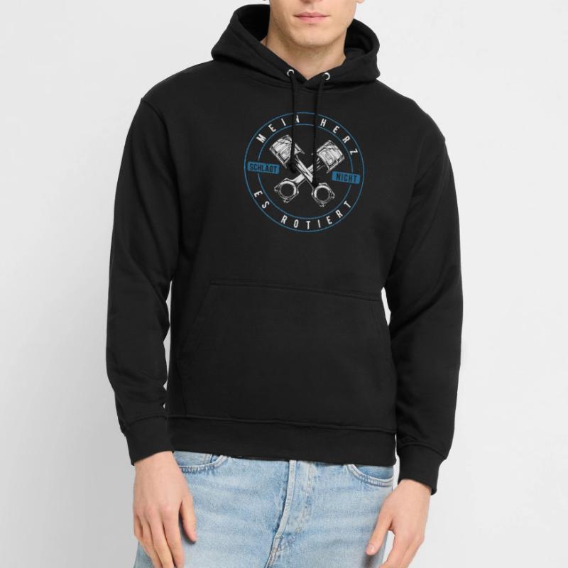 Wankel engine, rotary piston engine gift oldtimer Unisex Hoodie