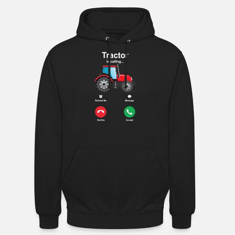 Traktor - Unisex Hoodie - Schwarz