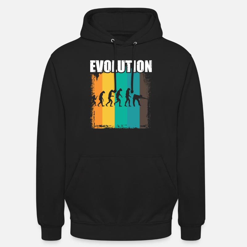 Billard Evolution - Unisex Hoodie - Schwarz