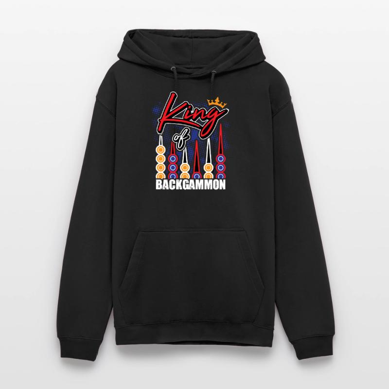 Backgammon Backgammon Jeu Backgammon King Sweat-shirt à capuche unisexe