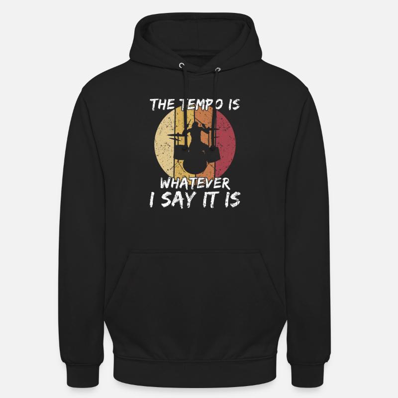 Cooles Schlagzeug Drummer Geschenk - Unisex Hoodie - Schwarz