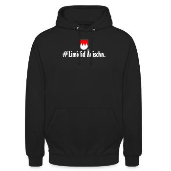 Limidid Ädischn Franke Fränkisch Franken Wappen Lu - Unisex Hoodie - Schwarz - Vorne - Alina (178cm) & Michal (187cm)