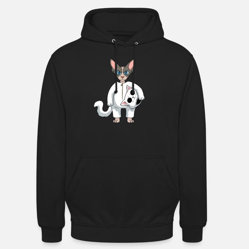 Nagi kot, Sfinks dla właściciela Sfinksa - Bluza z kapturem typu unisex - czarny