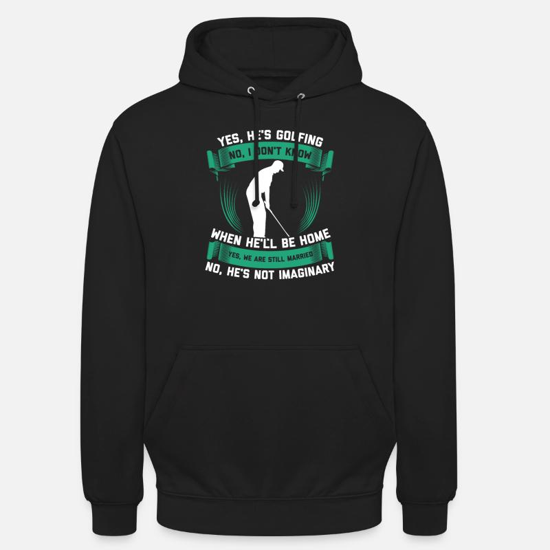 Golf | Golfer golfer gift idea - Unisex Hoodie - black