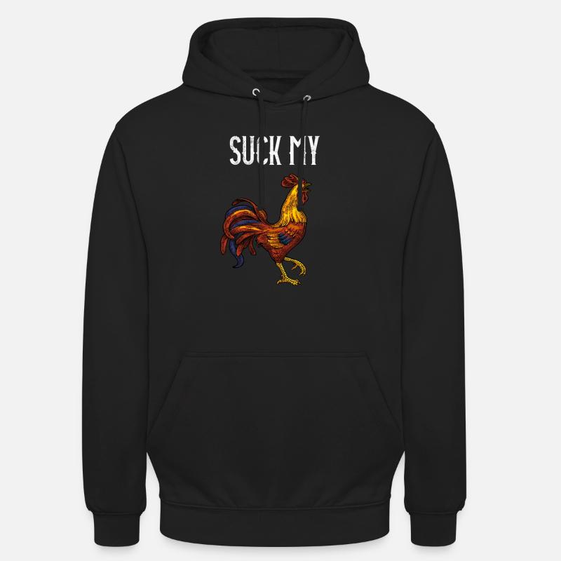 Suce ma bite - Sweat-shirt à capuche unisexe - noir