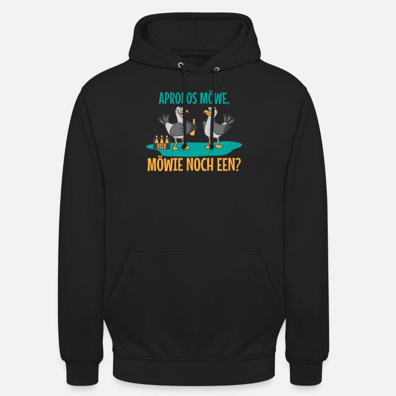 Norddeutsche mit Plattdeutsch & Bier oder Schnaps Unisex Hoodie