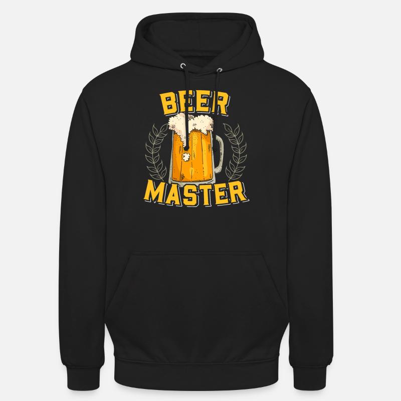 Beer Master - Bier Geschenkidee Shirt - Unisex Hoodie - Schwarz