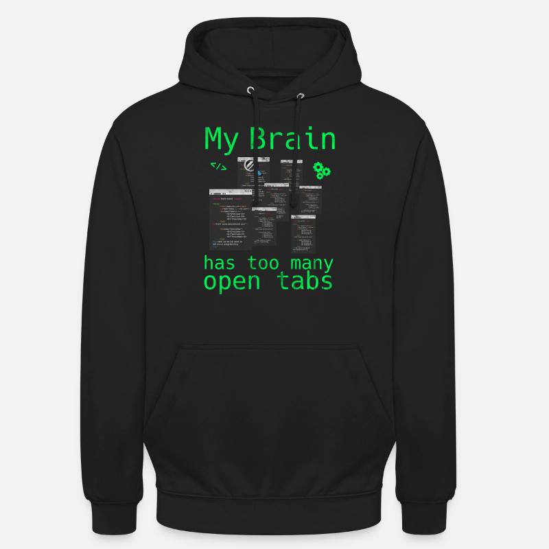 Informatik Hacker Programmierer Binär PC Computer - Unisex Hoodie - Schwarz
