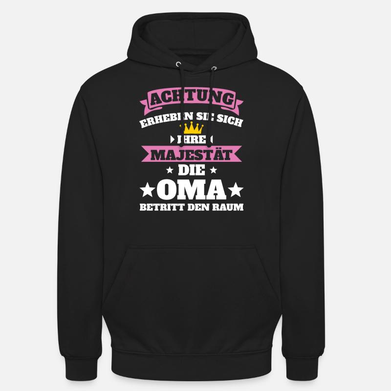 Oma Großmutter Beste Oma - Unisex Hoodie - Schwarz