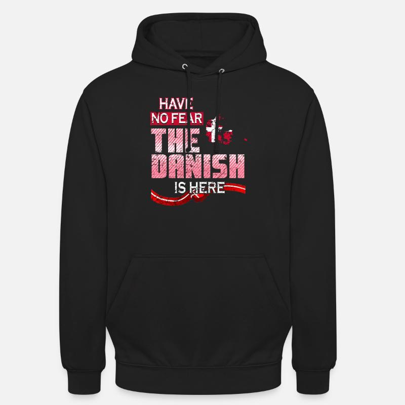 Drôle de Danois - Sweat-shirt à capuche unisexe - noir