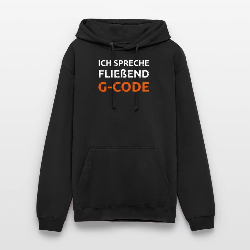 Ich spreche G Code CAM Programmierer Geschenk Unisex Hoodie