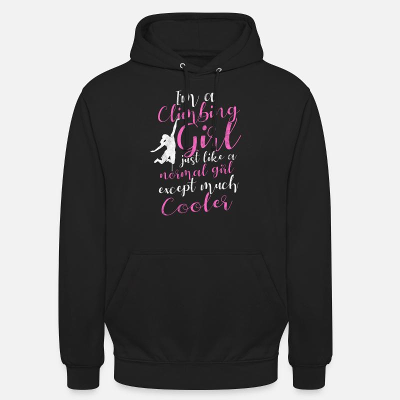 Montée - Sweat-shirt à capuche unisexe - noir