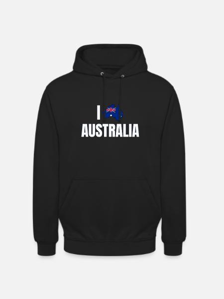 Australia - Unisex Hoodie - black