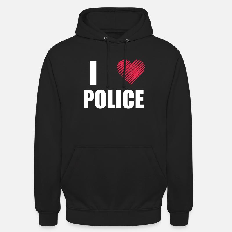 Polizei - Unisex Hoodie - Schwarz