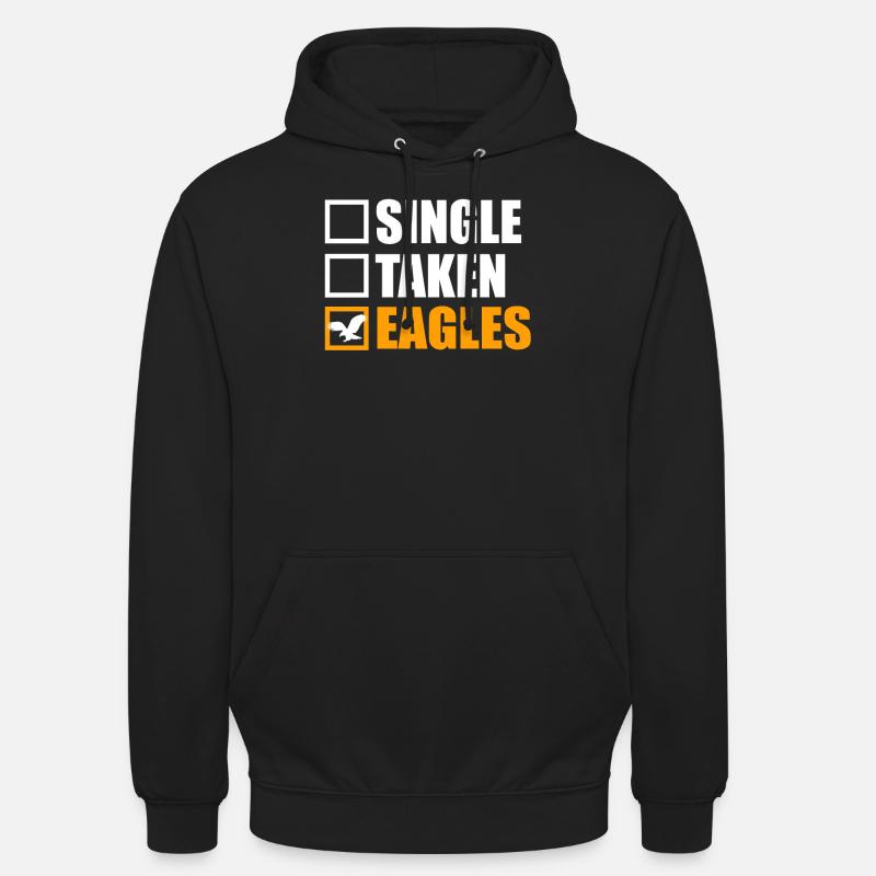 adelaar, eagle, aigle - Sweat-shirt à capuche unisexe - noir