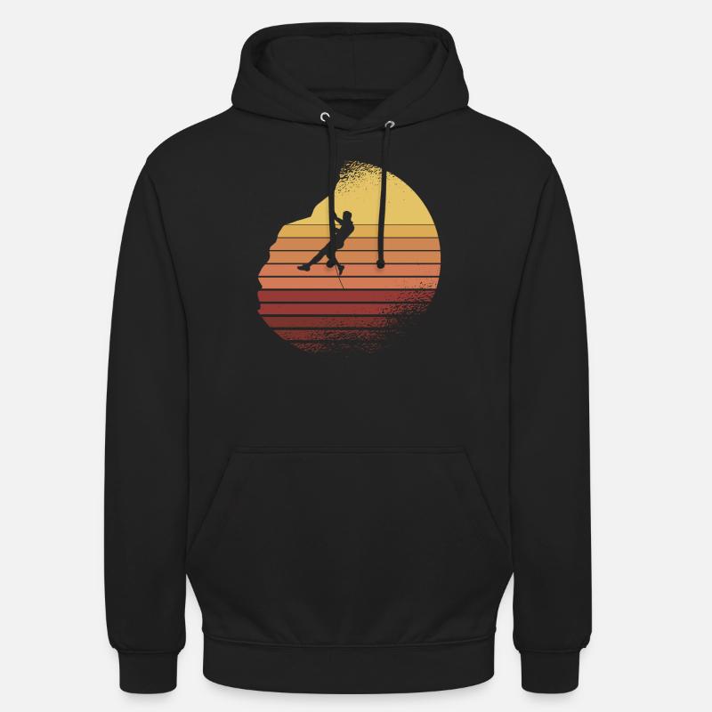 Escalade et alpinisme, Boulder GEschenk - Sweat-shirt à capuche unisexe - noir