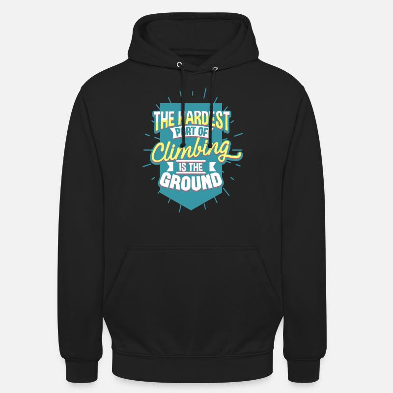 Klettern Kletterer - Unisex Hoodie - Schwarz