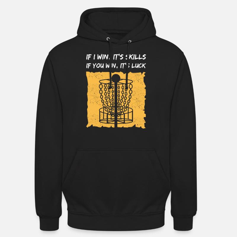 Disc Golf Discgolf Discgolf Cadeau - Sweat-shirt à capuche unisexe - noir