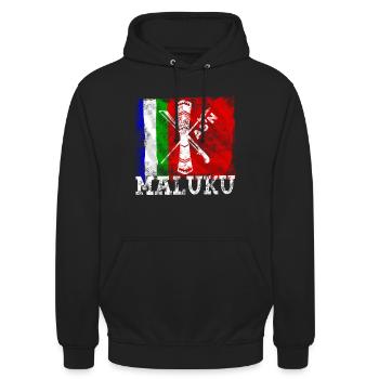 A443E9CE 73F6 4D86 9426 AE8970B3CD94 - Sweat-shirt à capuche unisexe - noir - Devant - Alina (178cm) & Michal (187cm)