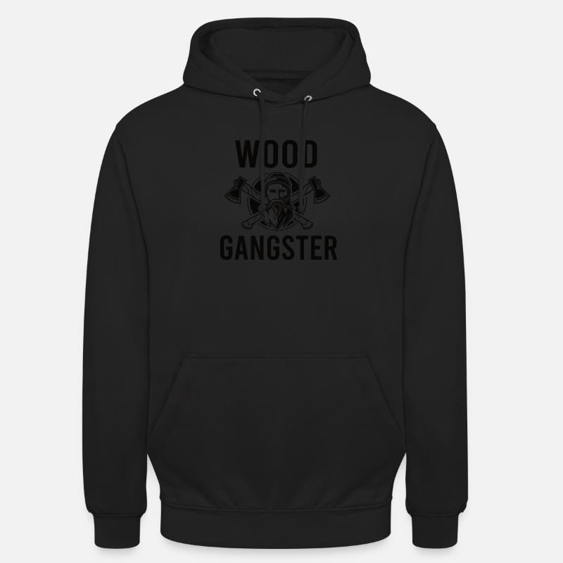 Menuisier Carpenter Zimmermann - Sweat-shirt à capuche unisexe - noir