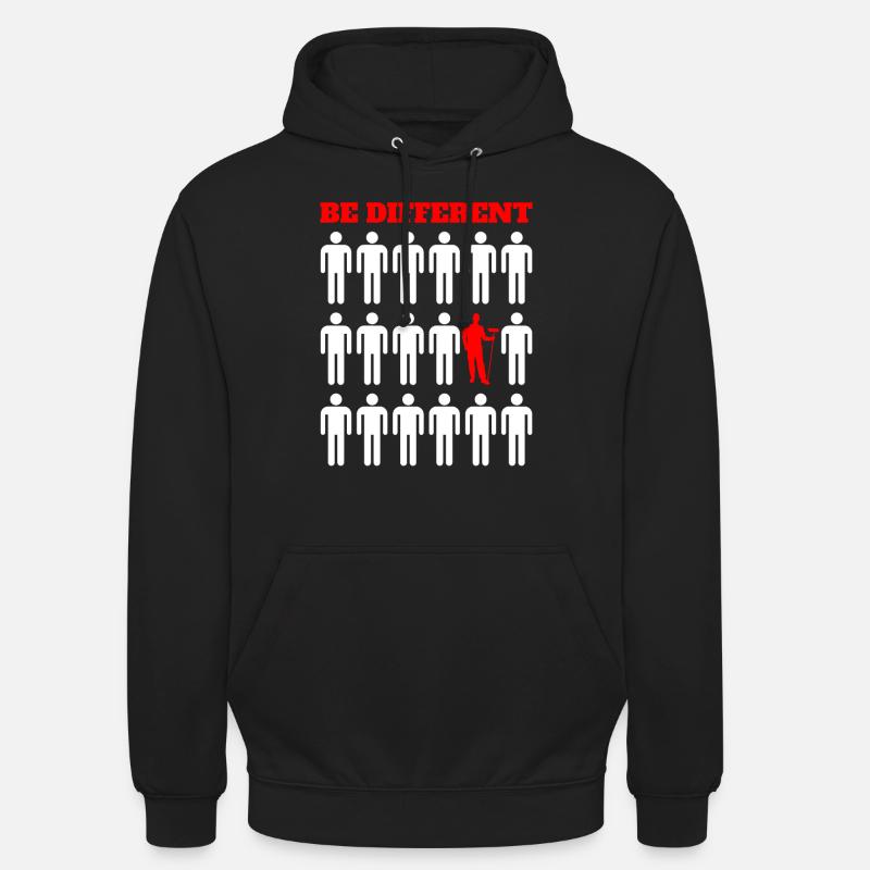 Sois différent Sois un nettoyant - Sweat-shirt à capuche unisexe - noir