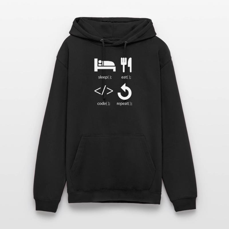 Programmer Developer - Eat Sleep Code Repeat Unisex Hoodie