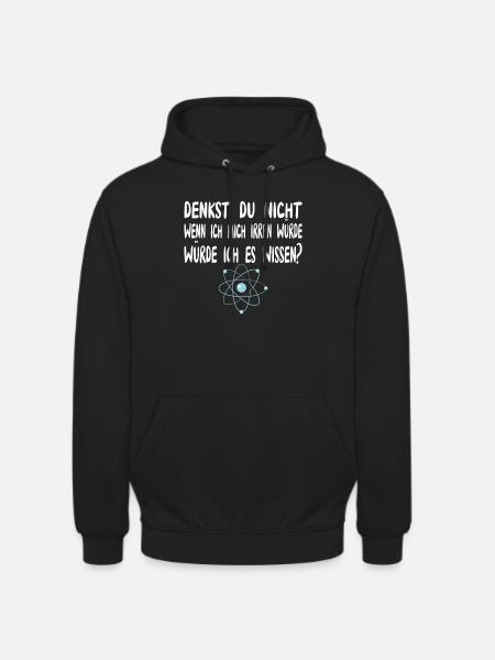 Besserwisser Klugscheißer Herren Damen - Unisex Hoodie - Schwarz