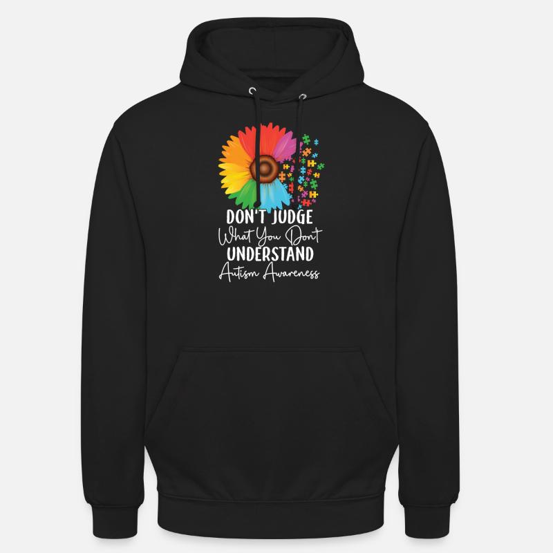 Autisme Conscience - Sweat-shirt à capuche unisexe - noir