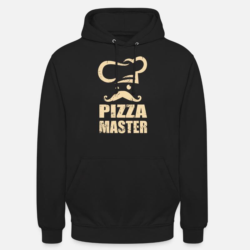 Pizza Master Chef - Pizza Amis - Sweat-shirt à capuche unisexe - noir