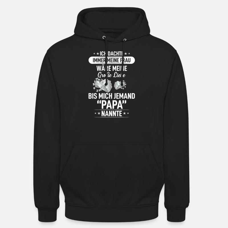 Día del Padre - Sudadera con capucha unisex - negro