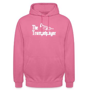 Trompete - Unisex Hoodie - Pink - Vorne - Alina (178cm) & Michal (187cm)