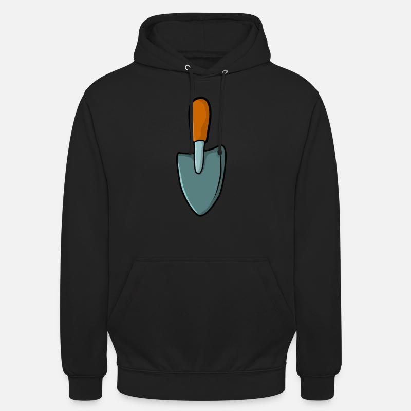 Gärtner Gartenschaufel Garten - Unisex Hoodie - Schwarz
