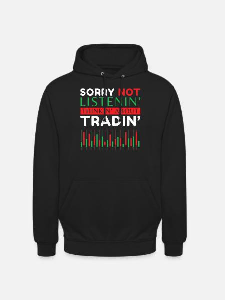Trader Daytrader Equities Cryptocurrency - Unisex Hoodie - black
