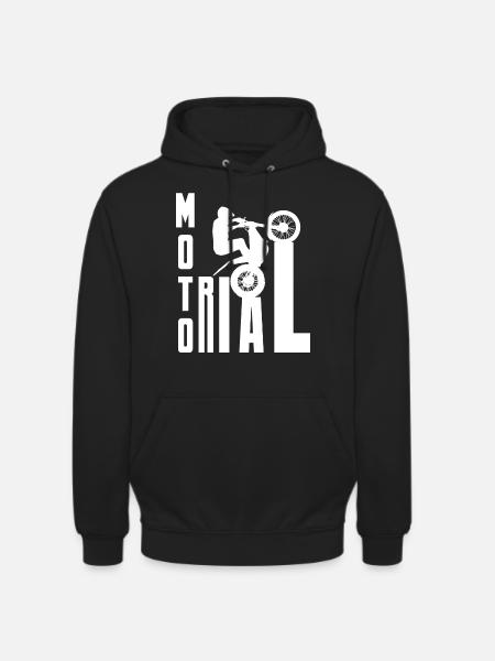 Moto Trial News - Trial Bike Rider - Felpa con cappuccio unisex - nero