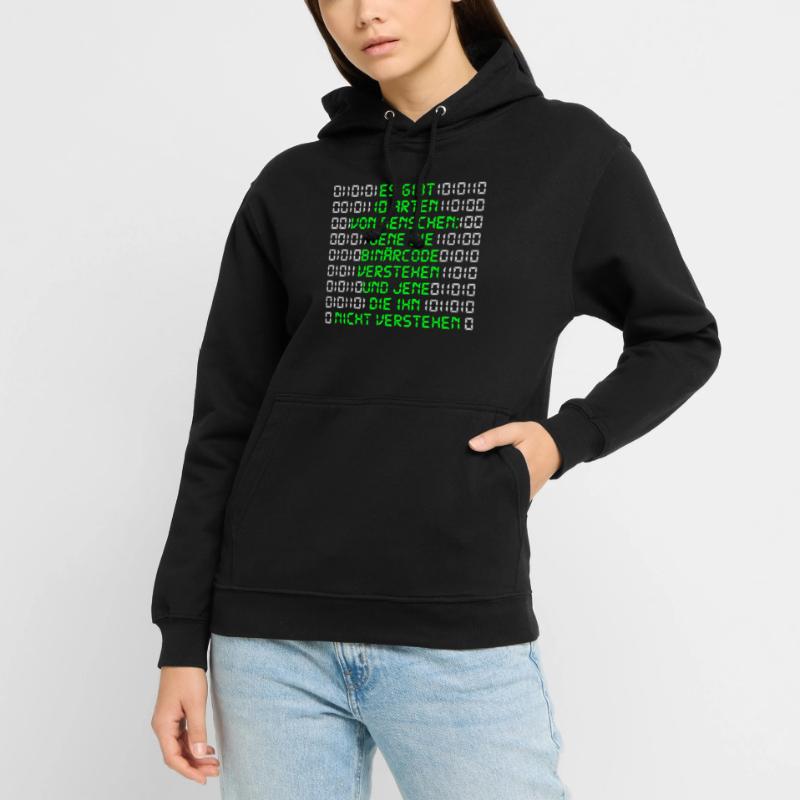 Informatikerer Programmierer Binärcode Nerd Unisex Hoodie