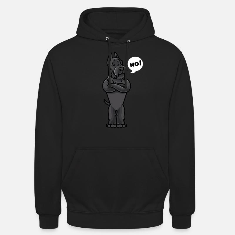 Têtu de géant - Sweat-shirt à capuche unisexe - noir