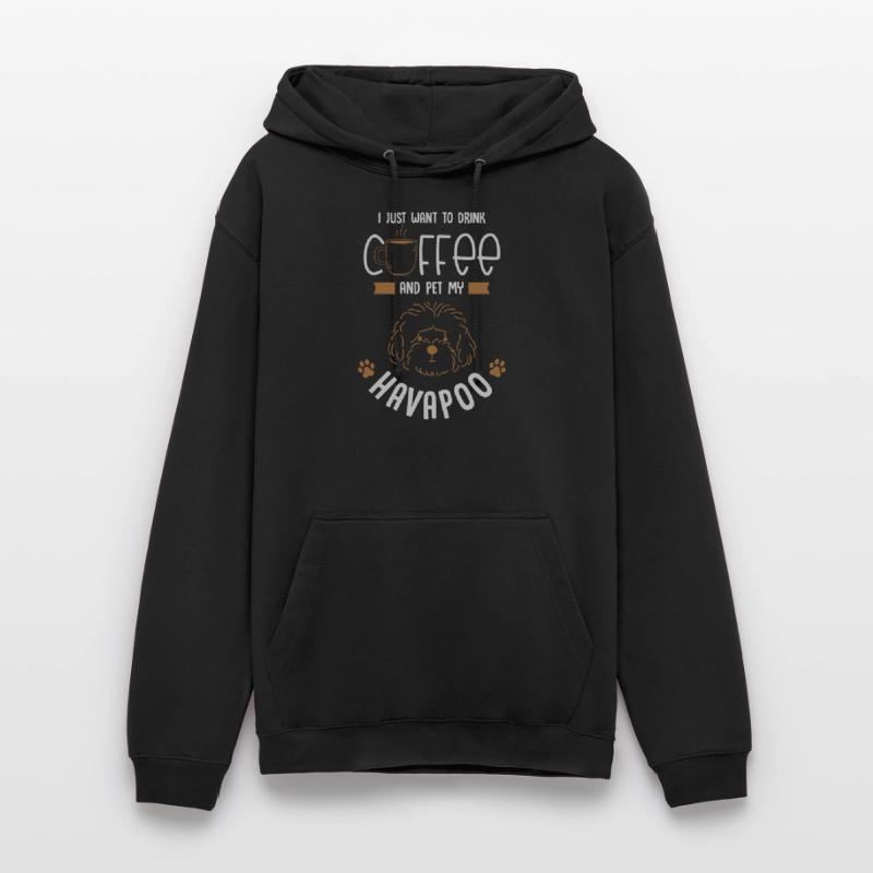 havapoo, havapoo Havaneser, caniche, Sweat-shirt à capuche unisexe