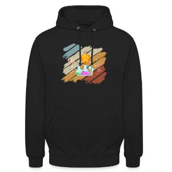 Chemie - Unisex Hoodie - Schwarz - Vorne - Alina (178cm) & Michal (187cm)